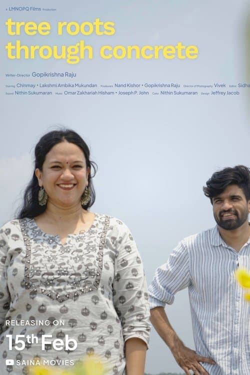 Tree Roots Through Concrete poster