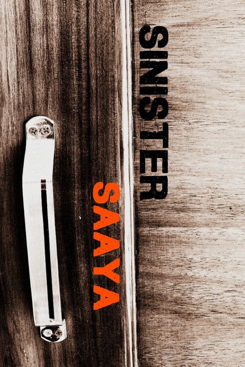 Sinister Saaya poster