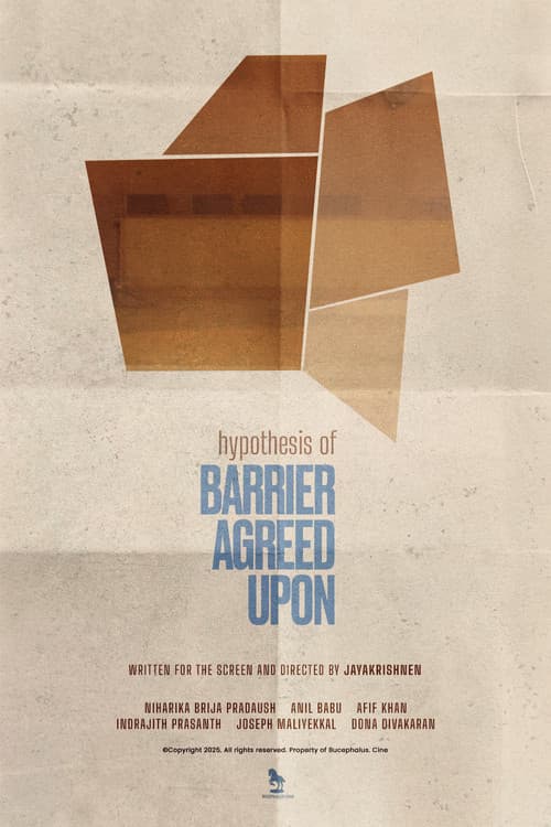 Hypothesis of Barrier Agreed Upon poster